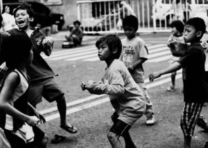 Children Street Fight