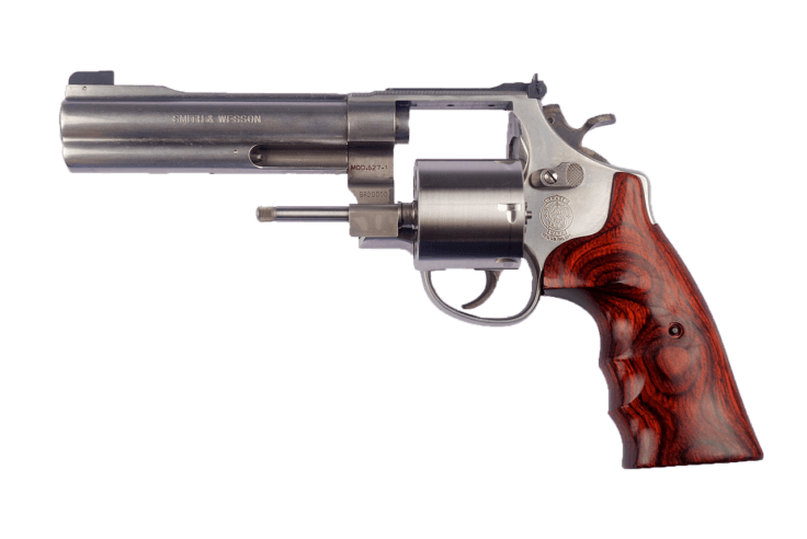 smith wesson red handle